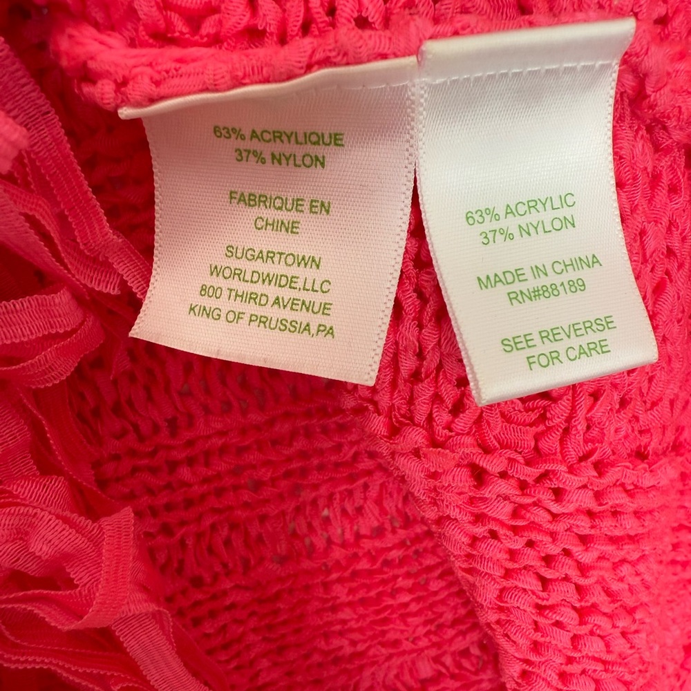 Lilly Pulitzer Neon Pink Top - Picture 4 of 6
